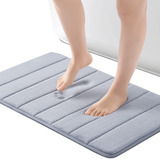 Tapete Baño Ultra Suave Alfombra Baño Absorbente Espuma Visc