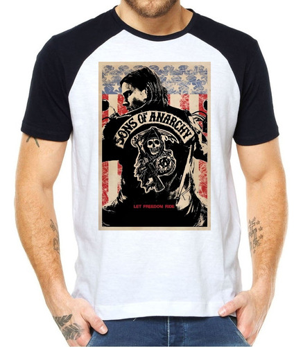 Camiseta Camisa Sons Of Anarchy Motoclube Série Anime Nerd