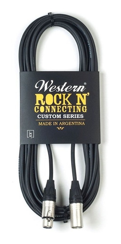 Western Cc60 6 Metros Cable Micrófono Canon-canon Xlr 