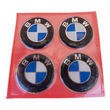 Bmw - Juego Logos Llantas 49 Mm Diámetro X 4 Unidades