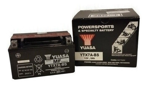 Bateria Yuasa Ytx7a-bs United Motors Power Max Gp 125