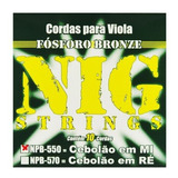 Encordoamento Viola Nig Npb-550 (mi) + Palheta + Dedeira