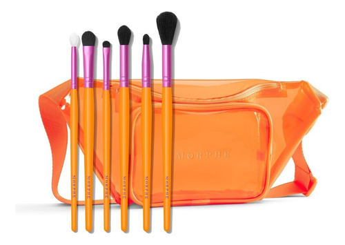 Morphe - Vip Sweep By Saweetie Brush Set Color Naranja
