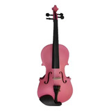 Andolini Violin 4/4 Rosa Estuche Y Arco A-vio-e-4/4pk Color Rosa Chicle