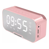 Reloj Despertador Digital Led Con Parlante Bluetooth