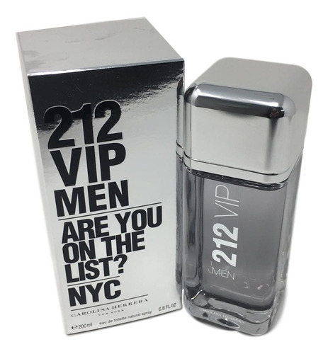 Perfume 212 Vip Men 200 Ml  Eau De Toilette  / 100% Original