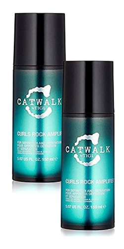 Paquete - 2 Artículos: Tigi Catwalk Curls Rock Amplificador