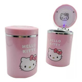 Cenicero Hello Kitty Sanrio Con Luz Led Portatil Casa Auto