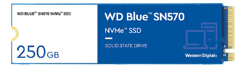 Disco Sólido Interno Western Digital Wds250g3b0e 250gb Azul