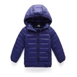 Chaqueta Con Capucha  Escolar Invierno Otoño Niños Niñas 