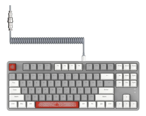 Teclado Para Juegos Magic-refiner Ak873, Interruptor Rojo Li