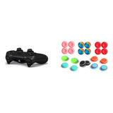 Combo Sticker Para Control Ps4+1 Par Grip Protector Análogo