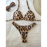 Conjunto Biquíni Asadelta Onça Oncinha Animal Print