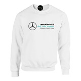 Buzo Saco Crewneck Mercedez Benz Formula 1 Petronas