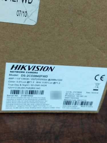 Cámara Hikvision Md Ds2cd2842fwd+ Lente 6.0-60mm