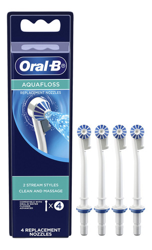 Oral-b Water Flosser Advanced Aquafloss Nozzle, 4 Count