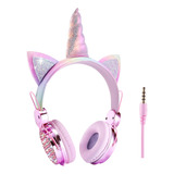 Koraba Unicornio - Auriculares Para Ninos Con Microfono, Con