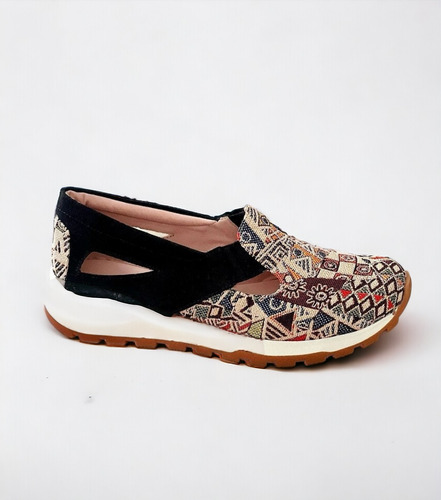 Mocasin Mujer Mafalda Lince Zapatos Dama Tejido Ecoamigable