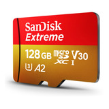 Sandisk Extreme - Memoria Micro Sd (128 Gb, U3, C10, A2, V30