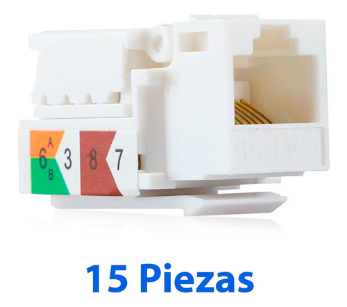 Kit 15 Conectores Rj45 Cat5e Blanco Ens-jtl5ewh Enson