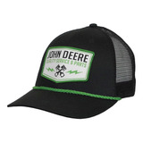 Gorro Jockey John Deere De Malla Con Parche Retro Original