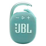 Bocina Altavoz Ultraportátil Jbl Clip 4 Bluetooth Turqueza Color Turquesa