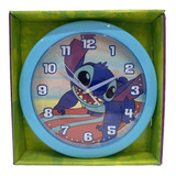Reloj De Pared Redondo Disney Stitch Pa Oficina Escuela Casa