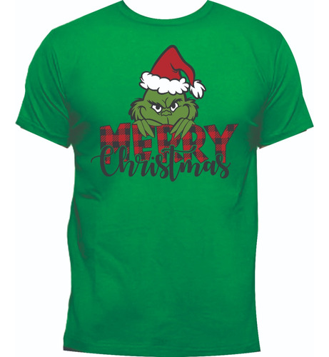 Camisetas Navideñas Navidad El Grinch Merry Christmas M1