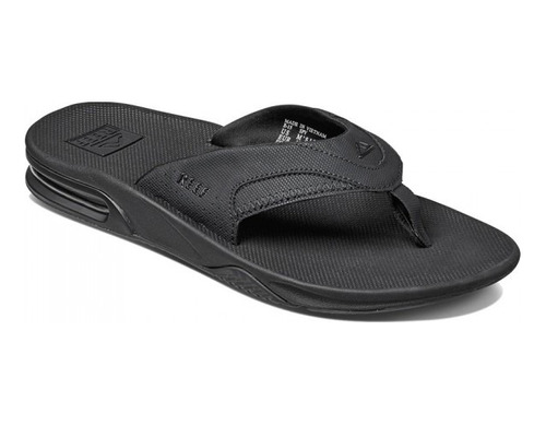 Ojotas Sandalias Reef Fanning Total Black Hombre - Potenza