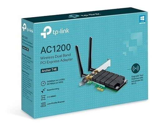 Adaptador Pci Express Wireless Dual Band Ac1200 Archer T4e