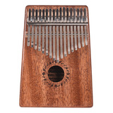 Kalimba Gecko K17m De Madera De Caoba Con 17 Teclas