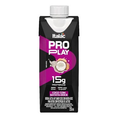 Bebida Láctea Whey Protein Coco Com Batata Doce Italac 250ml | MercadoLivre