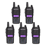  5 Radios Baofeng Uv-82 Walkie Talkie Uhf Vhf Dual