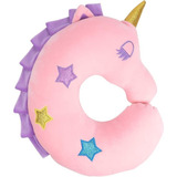 Almohada De Viaje Para Niños De Cuello De Unicornio Suave