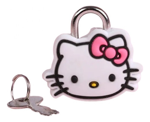 Candado Pequeño De Hello Kitty Con Llaves Para Privacidad