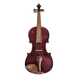 Violino Nhureson 4/4 Madeira Exposta Mogno Completo