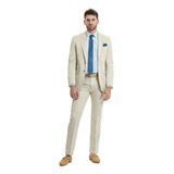 Traje Hombre Recto  Slim Fit Dos Botones, Vittorio Forti