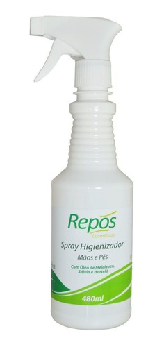 Spray Higienizador Para Maos E Pes 480ml