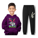 Conjunto Buzo Y Pantalón Para Niño Bugs Bunny Para Niño 