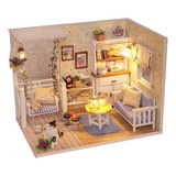 Casa De Muñecas Sutekus Dollhouse En Miniatura Diy Kit Sala