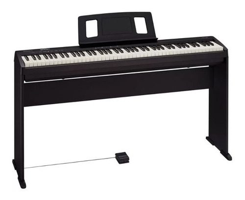 Piano Roland Digital Fp10 Bk Com Estante E Pedal