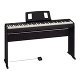 Piano Roland Digital Fp10 Bk Com Estante E Pedal