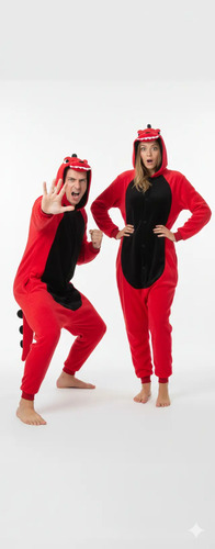 Pijama Mameluco De Dinosaurio Para Adultos
