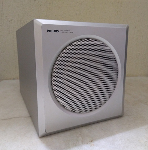 Caixa De Som Subwoofer Philips Passiva 8 Ohmus 100w Prateada