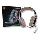 Audifonos Gamer Camuflaje H1 Con Micrófono Y Auxiliar