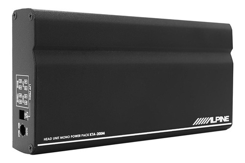 Potencia Amplificador Mono Alpine Kta200m 400w 200w Rms Auto