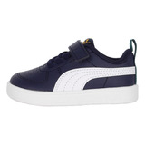 Zapatilla Puma Rickie Niños Td Blue/white