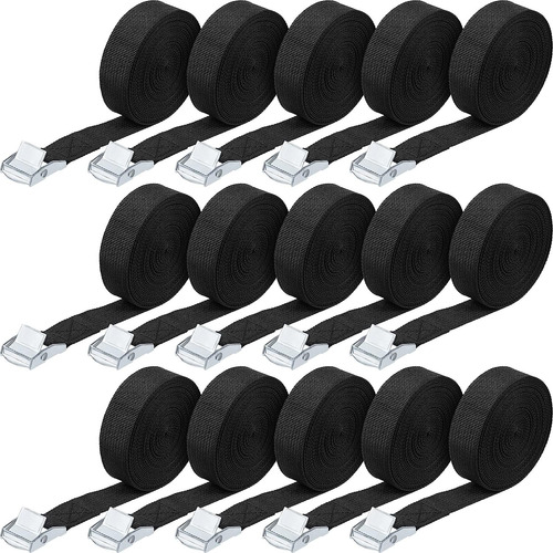 15 Pack 16ft Correas De Amarre Ajustable Kayaks Amarre Co...