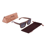 Lentes Playeros De Sol Madera Wood Polarizado Roots Palmtree