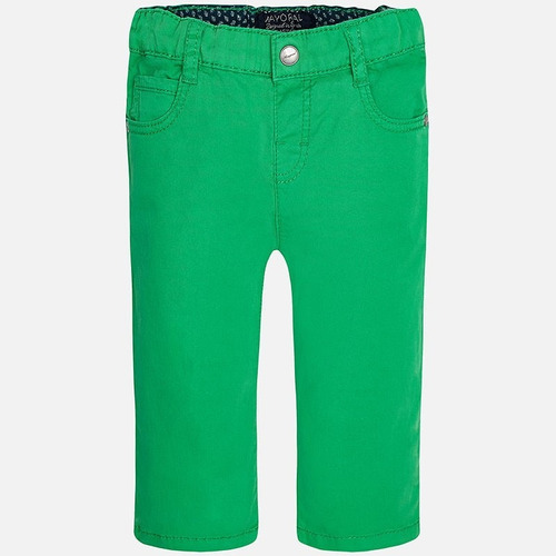 Pantalón Largo Básico Slim Fit Bebé Niño 506 Menta